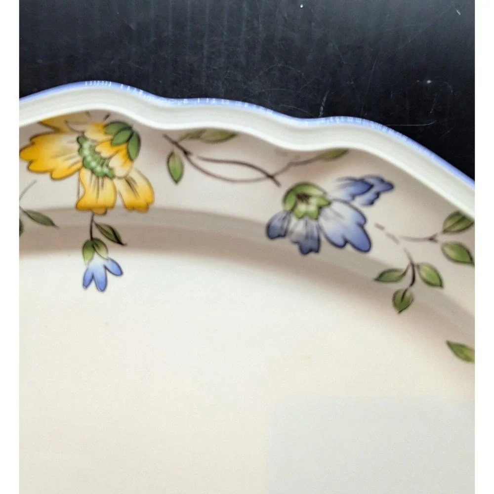 Vintage Villeroy & Boch Toscana Floral Large Oval Serving Platter 14
